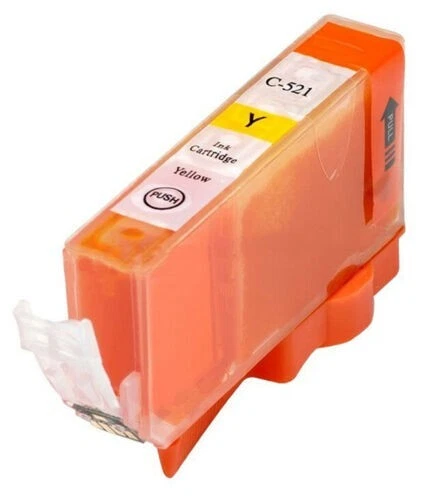 COMPATIBLE CANON 521 YELLOW INK CARTRIDGE CLI-521Y - Image 1 of 1