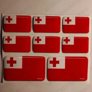 Autocollant Tonga Drapeau 3D Résine Adhésif Relief Autocollants Tonga Voiture - Imagen 1 de 1