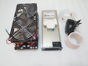 3000W ZVS Heater Induction Heating Board Module + DC 53.5V 56A Power Supply PSU - Picture 1 of 9