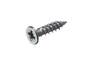 100 OF POZI TWINTHREAD WOOD SCREWS COUNTERSUNK ZP No. 8 X 3/4 INCH 20A7 - Picture 1 of 1