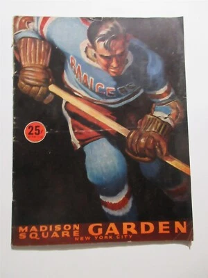 1948 New York Rangers Program no insert GREAT cover Artwork - Image 1 of 4