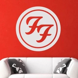 Pegatina de arte de pared con logotipo de banda Foo Fighters (AS10259) - Imagen 1 de 2