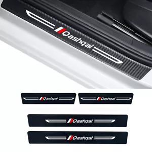 For Nissan Qashqai Car Door Plate Sill Scuff Anti Scratch Sticker Set HOT - Picture 1 of 6