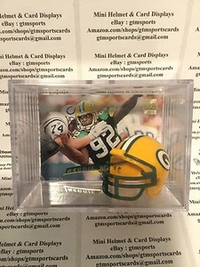 Reggie White Green Bay Packers Mini Helmet Card Display Shadowbox HOF Autograph - Picture 1 of 1