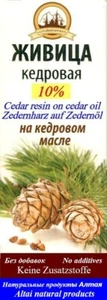 Zeder Nuss Öl, Zedernharz 10%, Kaltpressung, живица - Bild 1 von 2