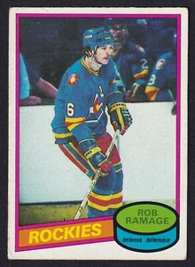 1980-81 O-Pee-Chee Rob Ramage Rookie Card  #213 Colorado Rockies RC - Picture 1 of 2