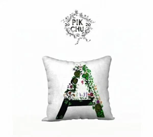 Made To Order Pillow Case 18"x18" with Initial *pillow insert not included* - Picture 1 of 9