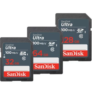Sandisk Ultra SDXC UHS I Memory Card 100 MBs - Picture 1 of 4