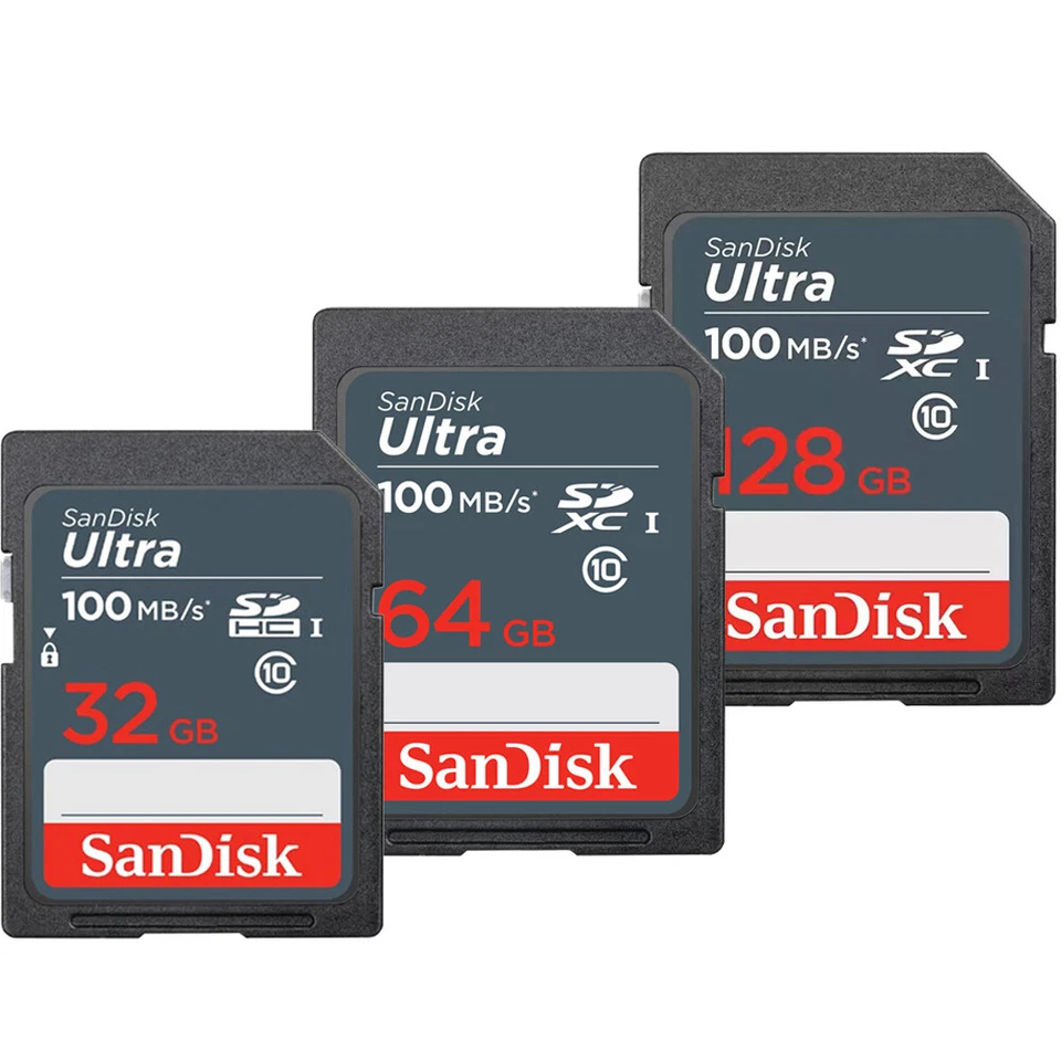 Sandisk Ultra SDXC UHS I Memory Card 100 MBs - Image 1 of 1
