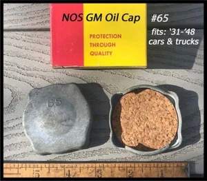 NOS 1930-1948 Chevrolet Oil Filler Cap 65 GM Chevy Truck 1940-1947 Convertible - Picture 1 of 5
