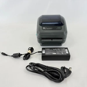 Zebra GK420d Thermal Label Printer & Power Cable Up to 6"x4" Tested & VGC - Picture 1 of 9