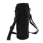 1Set 1L Water Bottle Carrier Insulated Cover Bag Pouch Holder Shoulder Strap