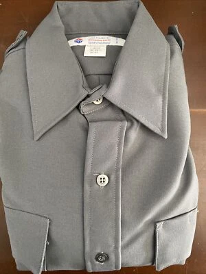 Liberty Uniform Men's Long Sleeve Police / Guard Shirt | Stain Repel Sz L -D6 - Image 1 of 3