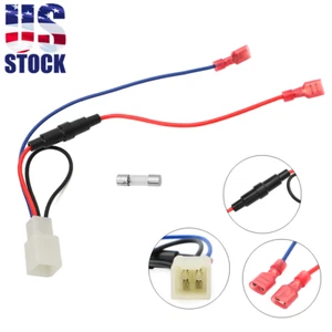 For Honda CT70 69-71 Battery Harness Pigtail Wiring Harness Glass Fuse 250W Set - Picture 1 of 9