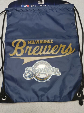 New w Tags Milwaukee Brewers Cinch Back Pack Cover