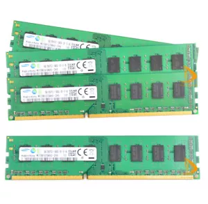 Samsung 4x 8GB PC3 10600U 2RX8 DDR3 1333MHz 1.5V Memory RAM DIMM Desktop Kit #dd - Picture 1 of 6