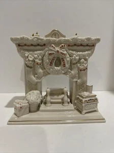 Lenox ‘Twas the Night Collection Kamin Windlichthalter Retired Rare With Box - Bild 1 von 9