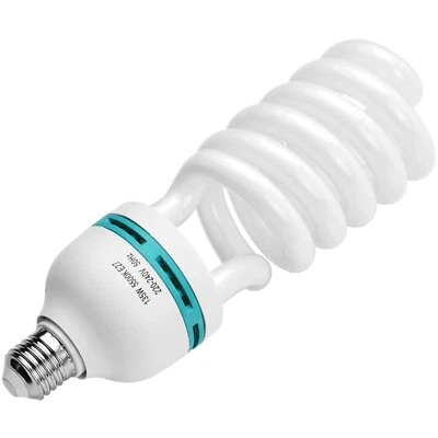 Fotolampe 135W E27 Tageslicht Energiesparlampe Fotostudio Videobeleuchtung - Bild 1 von 4