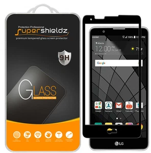 2x Supershieldz for LG Stylo 2 Plus Full Cover Tempered Glass Screen Protector - Picture 1 of 5