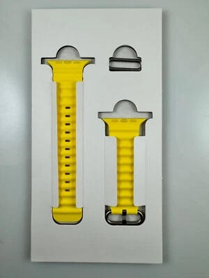 Original Apple Watch Series 11 10 9 Ultra 44MM 45MM 46MM 49mm Ocean band Yellow