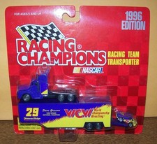STEVE GRISSOM #29 WCW 1996 RACING CHAMPIONS MINI HAULER & CAR