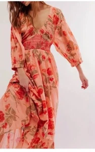 Nuevo Maxi Vestido Free People Golden Hour Talla Grande - Imagen 1 de 2