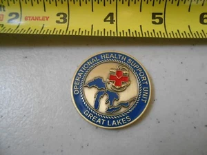 RARE HEALTH SUPPORT UNIT GREAT LAKES COMMANDER NAVY MILITARY CHALLENGE COIN USN - Picture 1 of 3