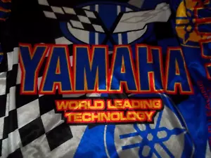 VINTAGE YAMAHA RACING MOTOCROSS NYLON JERSEY SIZE MENS 2XL MX CLOTHING GEAR - Picture 1 of 7