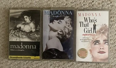 Madonna cassette bundle True Blue Who’s That Girl Like A Virgin - Image 1 of 2