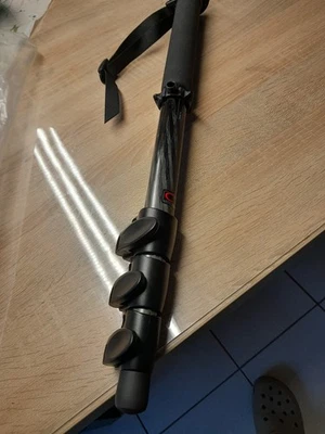 Manfrotto 694 CX Carbon Fiber Einbeinstativ 4 Sektionen wie neu OVP - Bild 1 von 2