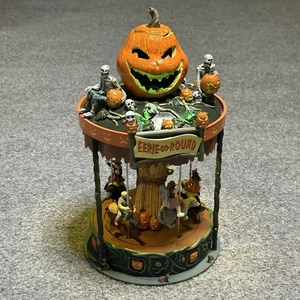 Lemax Halloween Spooky Town 2018 Eerie Go Round Carousel Signature Collection - Picture 1 of 13