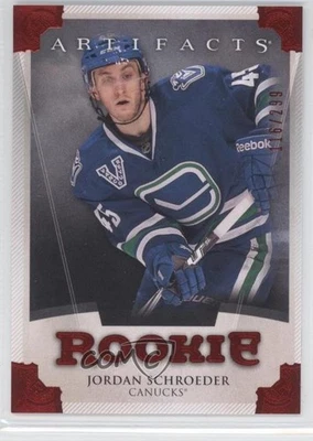 2013-14 Upper Deck Artifacts Rookies Ruby /299 Jordan Schroeder #174 Rookie RC - Image 1 of 2