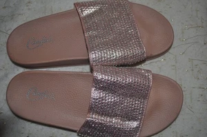 Candies Slides Sandals Womens Size M Rhinestones - Picture 1 of 11