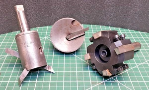 3 FLy Cutters - Facing, Boring, Milling Good Condition HSS tooling WyCo - USA - Picture 1 of 11