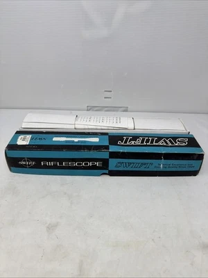 New Vintage Swift 656M 3-9x40 Duplex Reticle Matte Black Wide Angel Rifle Scope - Image 1 of 3