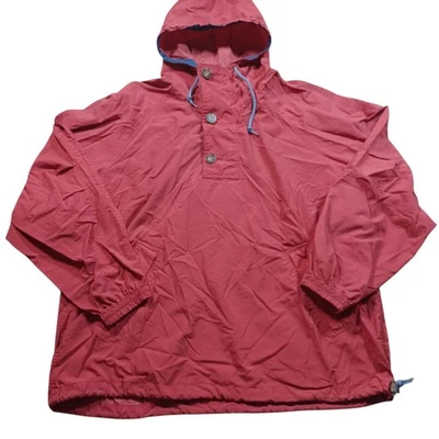 GAP Vintage Nylon Pullover Anorak Red Blue Mens Lightweight Medium - Image 1 of 4