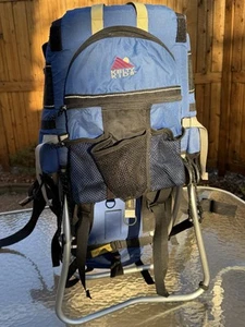 Kelty Kids Elite Blue Stand Up Baby Child Carrier Backpack Outdoors Hiking - Picture 1 of 6