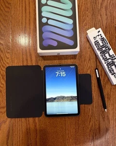 🔥 Apple iPad Mini A17 Pro Space Grau WiFi + Cellular Unlocked Bundle Pencil Pro - Bild 1 von 8