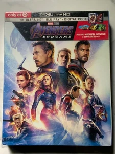 Avengers Endgame 4K UHD + Blu-Ray + Digital HD + Book Target Exclusive NEW! - Imagen 1 de 2