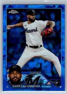 2023 Topps Chrome Sapphire SANDY ALCANTARA #107 Miami Marlins - Bild 1 von 2