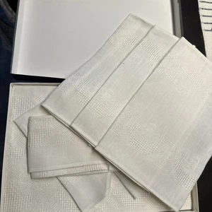 Vintage Urlaub Leinen Servietten Irland Leinen Hohlsaum Saum 12er Set - Bild 1 von 12