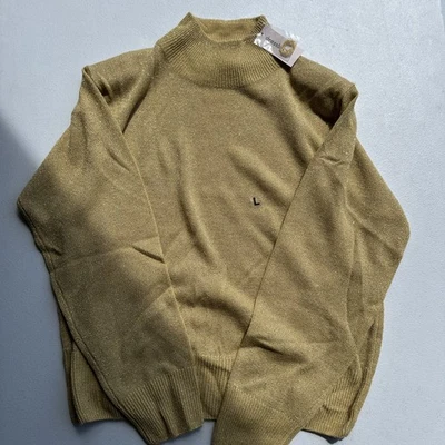 Dress barn Women’s Metallic gold Long Sleeve light Sweater Size L winter   - Image 1 of 4