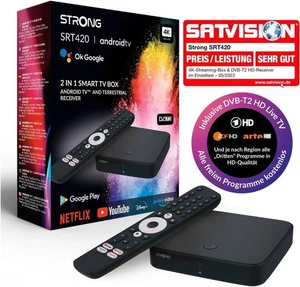 STRONG SRT420 4K Streaming Box Android TV | Neu & OVP (G7) - Bild 1 von 8