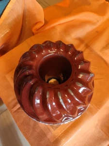 alte Emaille Kuchenform, Gugelhupfform - Bild 1 von 3