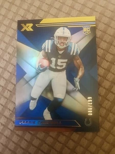 Paris Campbell 2019 Panini Xr Blue /199 Rc Rookie Colts - Picture 1 of 3