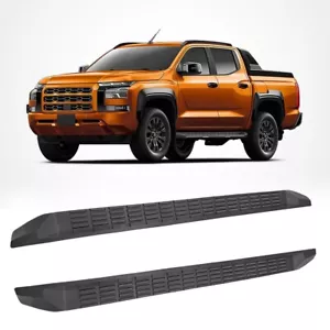 2Pcs Running Board Side Step Pedal Nerf Bar Fits for Mitsubishi Triton 2024 2025 - Picture 1 of 6