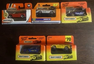 Matchbox Ferraris Lot of 5 Boxed - Picture 1 of 7