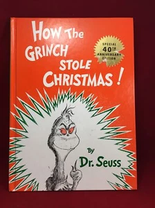 1997 40th Anniversary Ed. HOW THE GRINCH STOLE CHRISTMAS! Dr. Seuss - Imagen 1 de 5