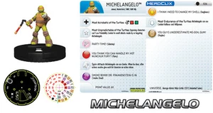 Michelangelo 026 Teenage Mutant Ninja Turtles SERIE 1 TMNT HeroClix Rare - Bild 1 von 1