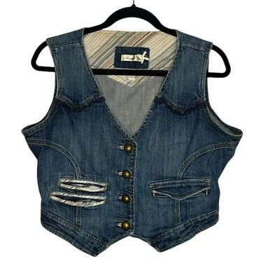 Chaleco Vaquero American Rag Retro Steampunk Talla Grande Foto 1 de 4